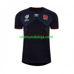 Camisola Rugby Inglaterra Homem Equipamento Segundo RWC 2023 Manga Curta